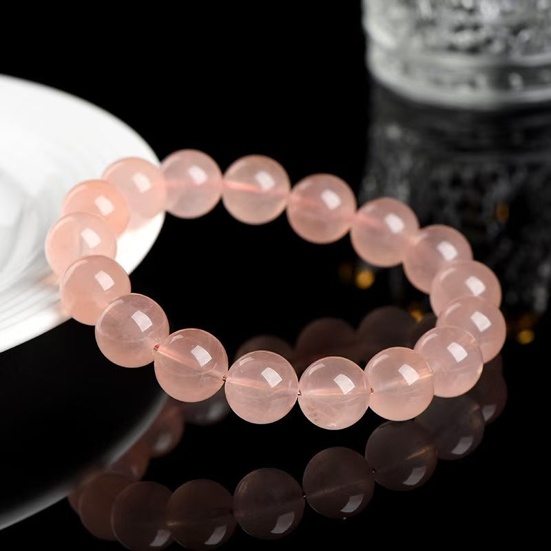 Natural Rose Quartz Crystal Bracelet