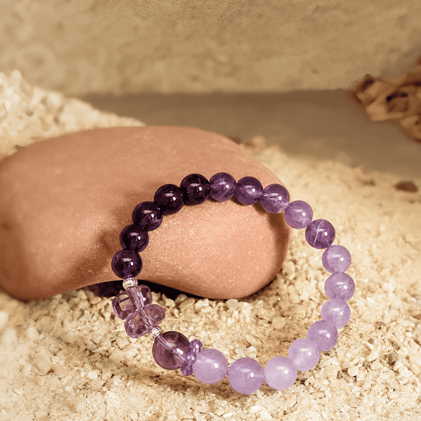 Amethyst Crystal Bracelet "In The Name of Love"