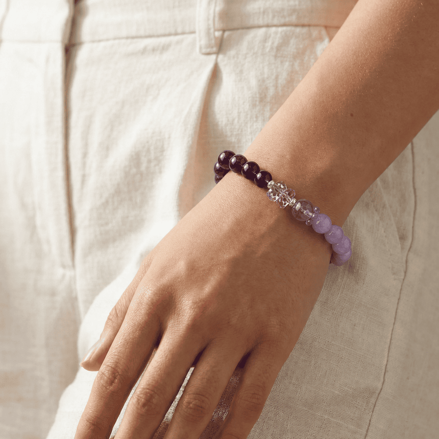 Amethyst Crystal Bracelet "In The Name of Love"