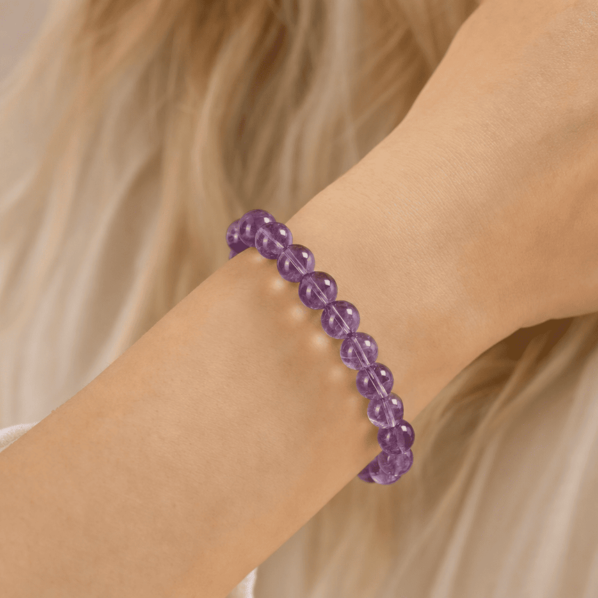 Amethyst Crystal Bracelet "Temptation of Hawaii"