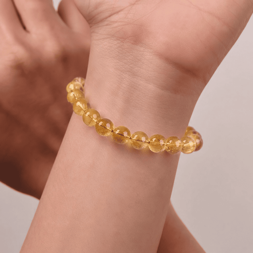 Citrine Crystal Bracelet "The Old Roman Times"