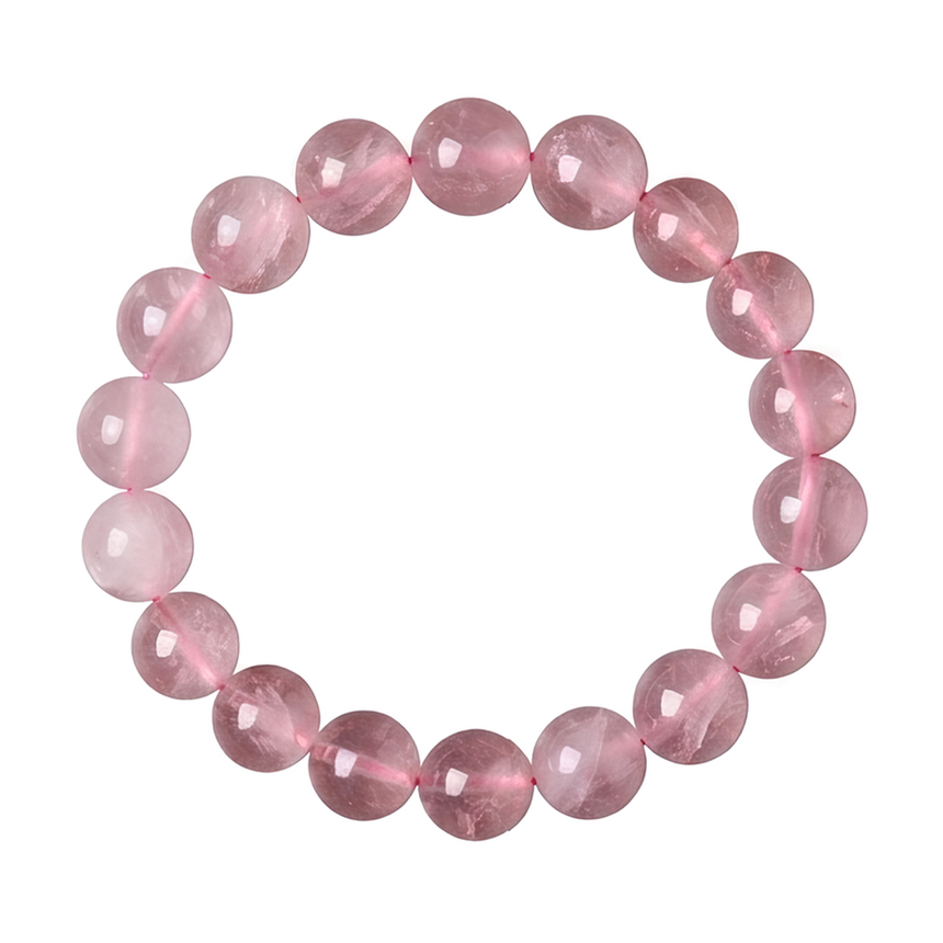 Rose Quartz Bracelet "The Pink Christmas Day"