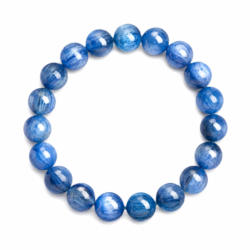Natural Blue Kyanite Crystal Bracelet