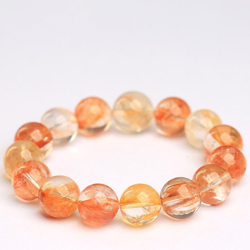 Natural Koi Blossom Crystal Bracelet