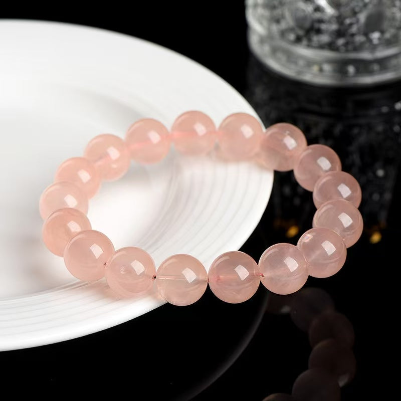 Natural Rose Quartz Crystal Bracelet