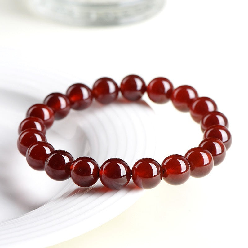 Natural Garnet Crystal Bracelet
