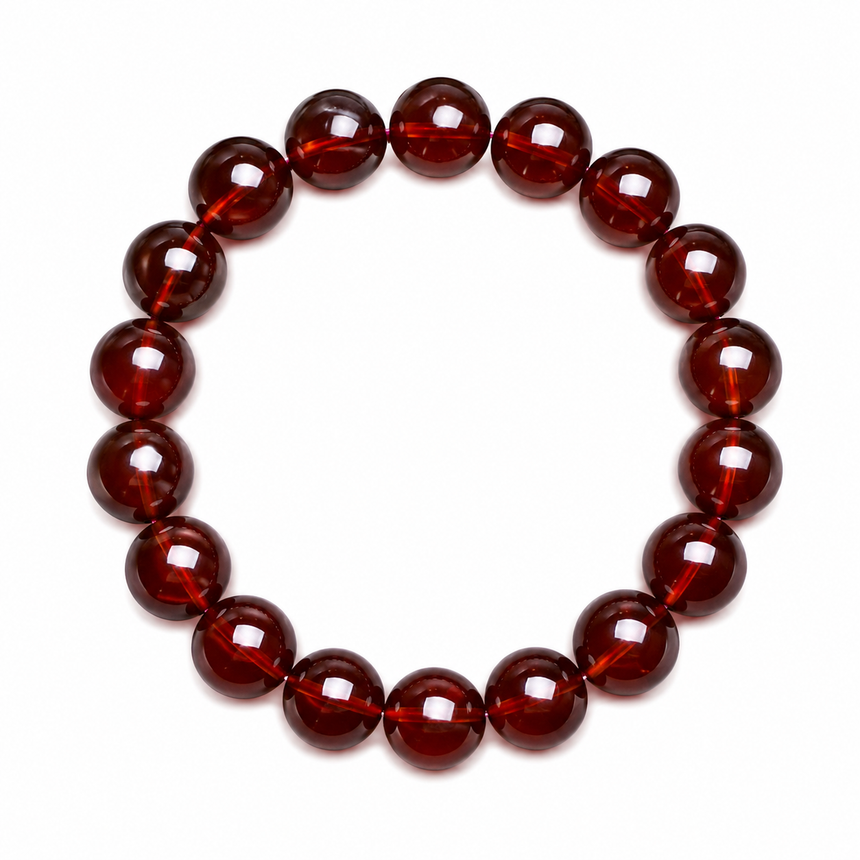 Natural Garnet Crystal Bracelet
