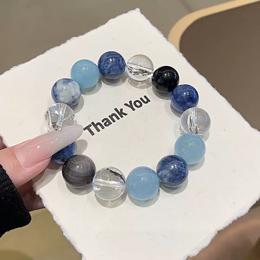 Ocean Serenity Crystal Bracelet | Natural Healing Stones