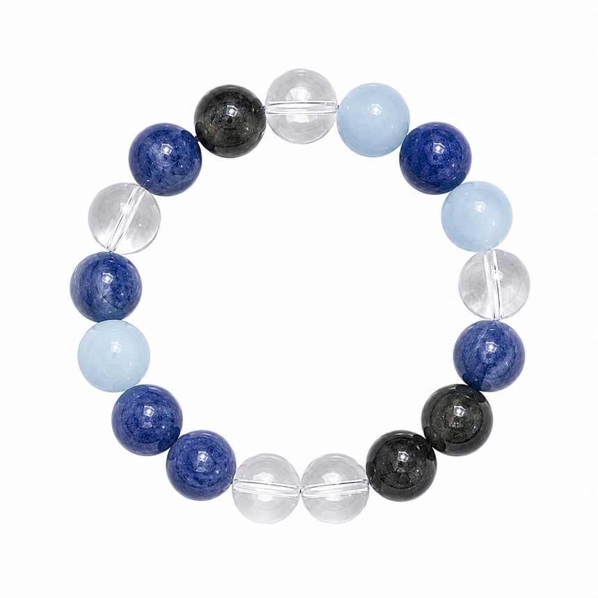 Ocean Serenity Crystal Bracelet | Natural Healing Stones