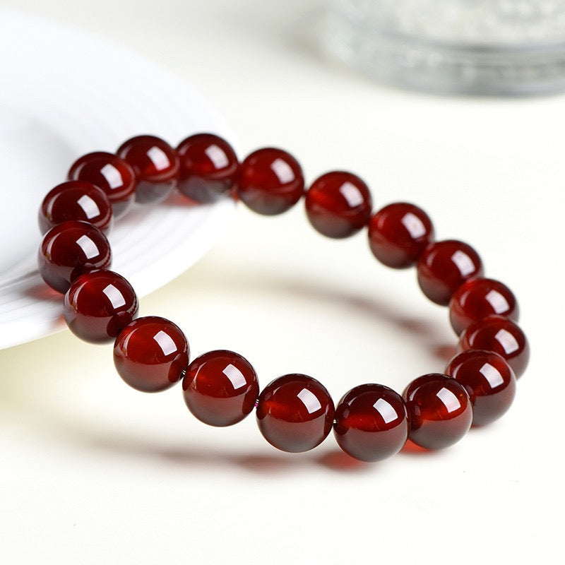 Natural Garnet Crystal Bracelet