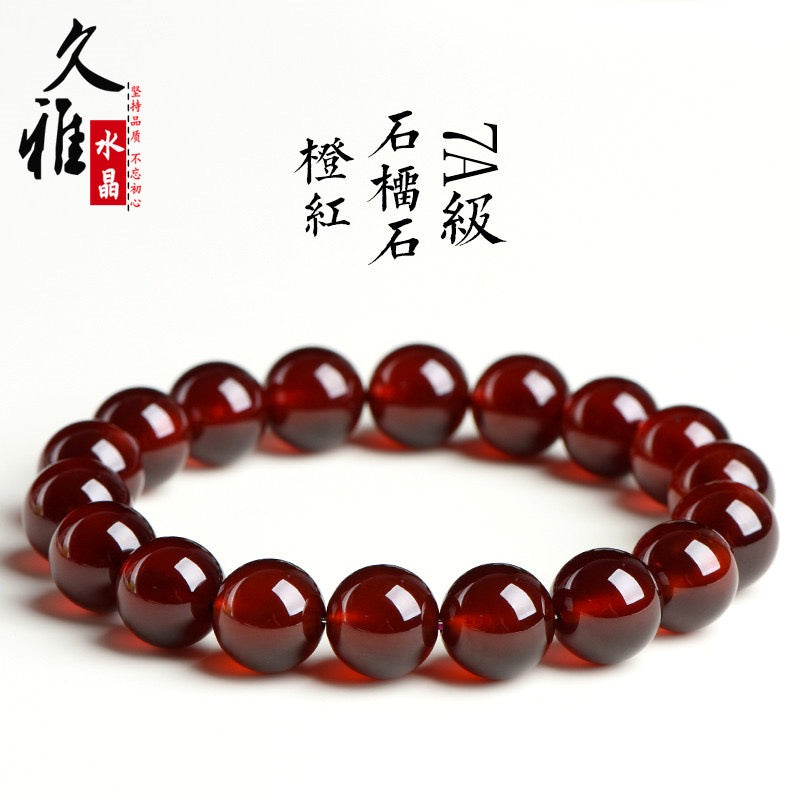 Natural Garnet Crystal Bracelet
