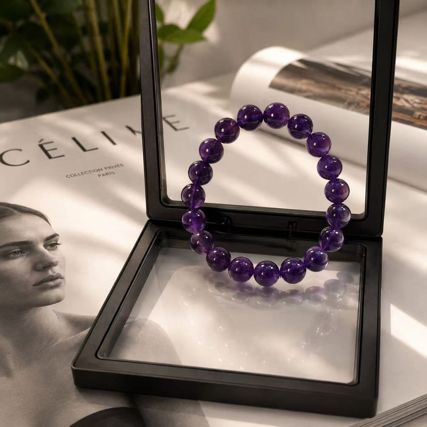 Natural Amethyst Crystal Bracelet