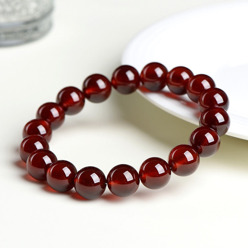 Natural Garnet Crystal Bracelet
