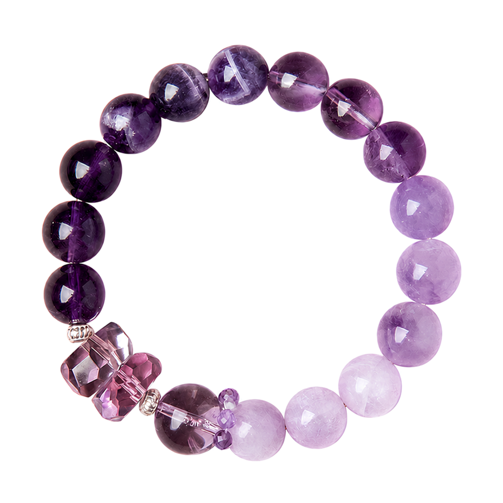 Amethyst Crystal Bracelet "In The Name of Love"