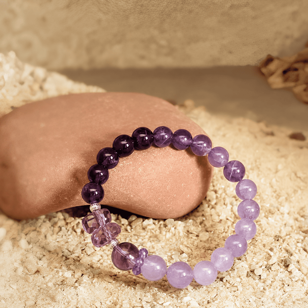 Amethyst Crystal Bracelet "In The Name of Love"