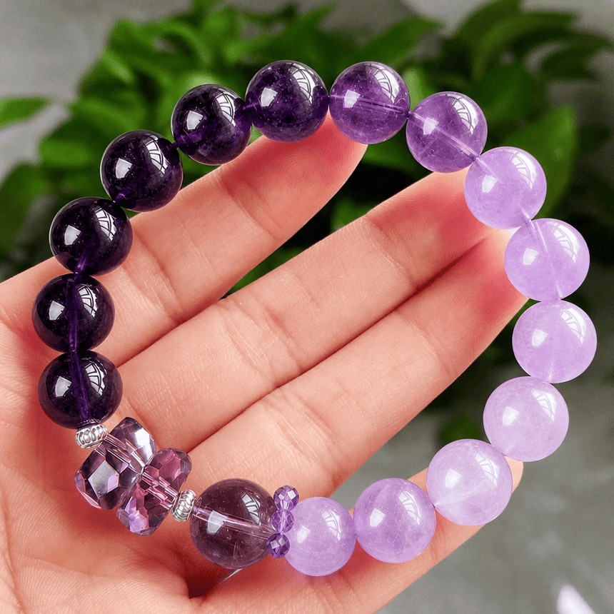 Amethyst Crystal Bracelet "In The Name of Love"
