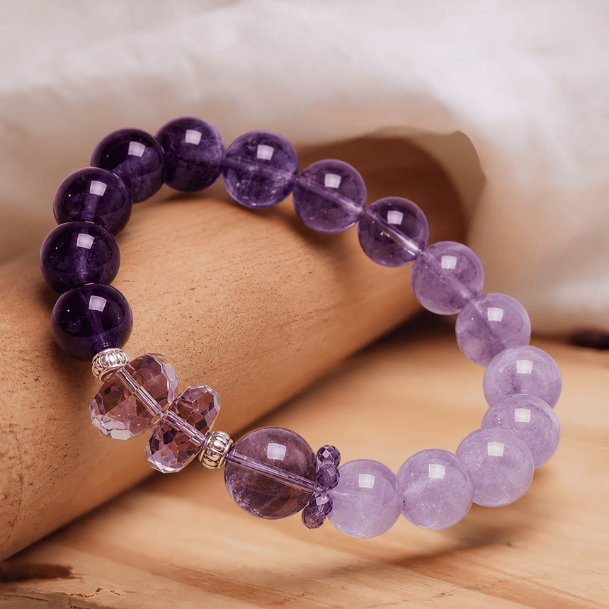 Amethyst Crystal Bracelet "In The Name of Love"