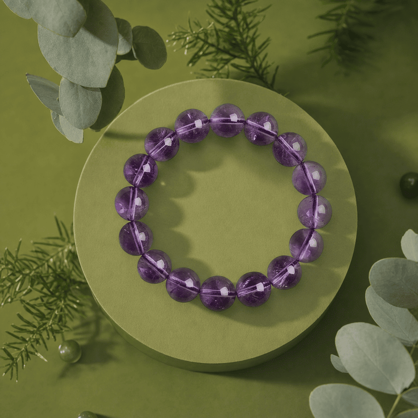 Amethyst Crystal Bracelet "Temptation of Hawaii"