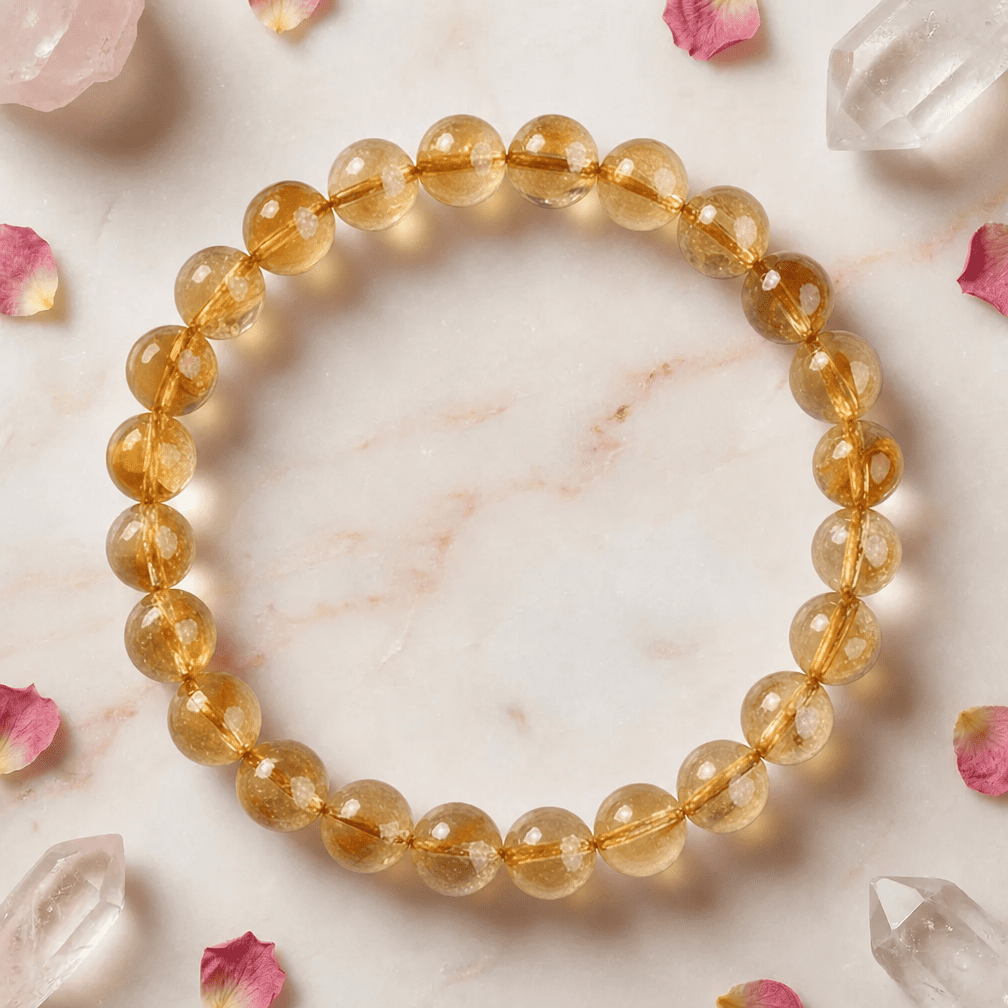 Citrine Crystal Bracelet "The Old Roman Times"