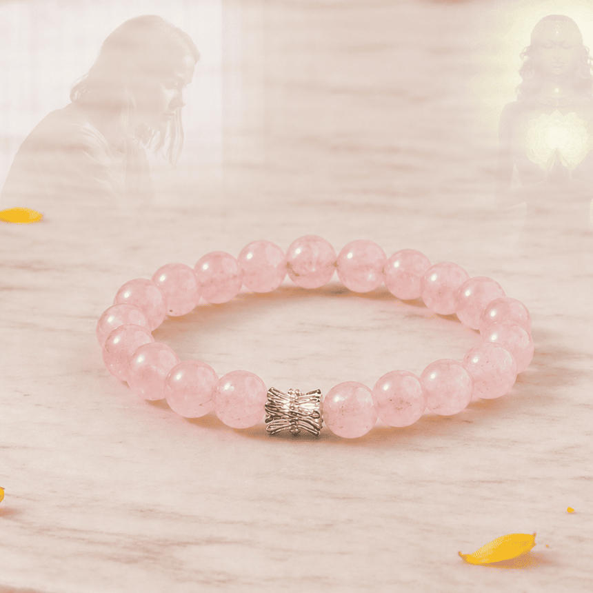 Rose Quartz Bracelet "The Aphrodite's Tear"