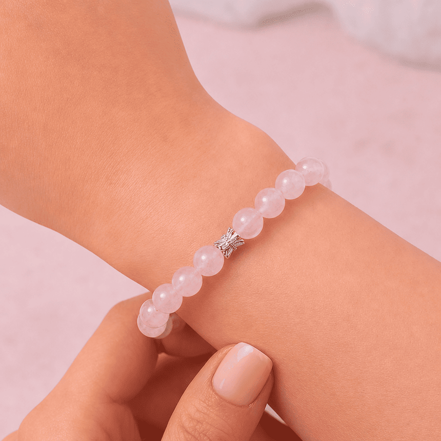Rose Quartz Bracelet "The Aphrodite's Tear"