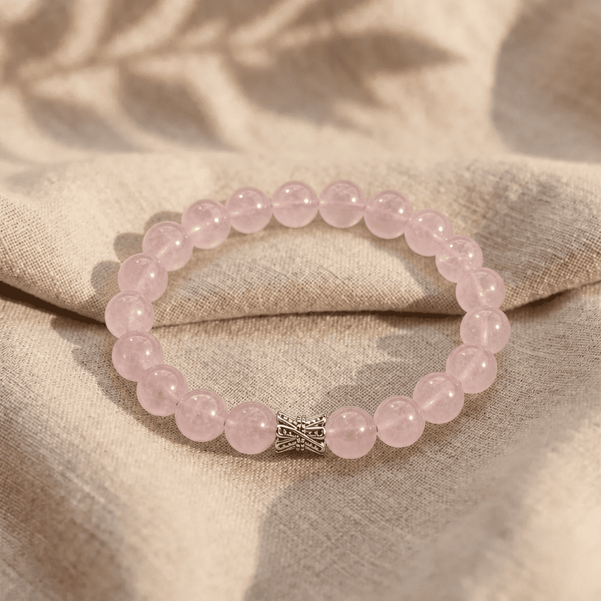 Rose Quartz Bracelet "The Aphrodite's Tear"