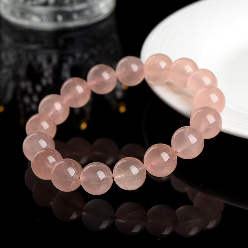 Natural Rose Quartz Crystal Bracelet