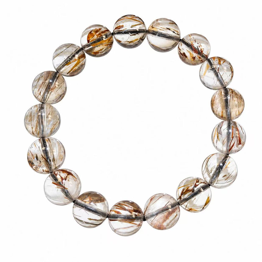 Natural Super Seven Quartz Crystal Bracelet