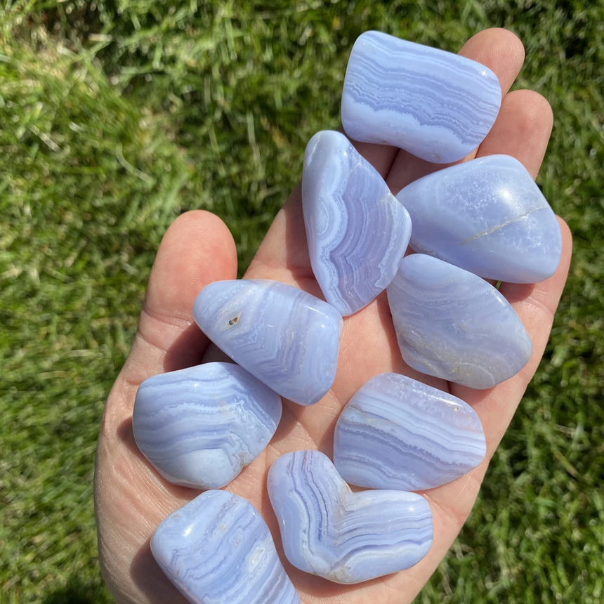 Blue Lace Agate "Between the Layers"