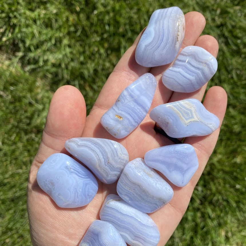Blue Lace Agate "Between the Layers"