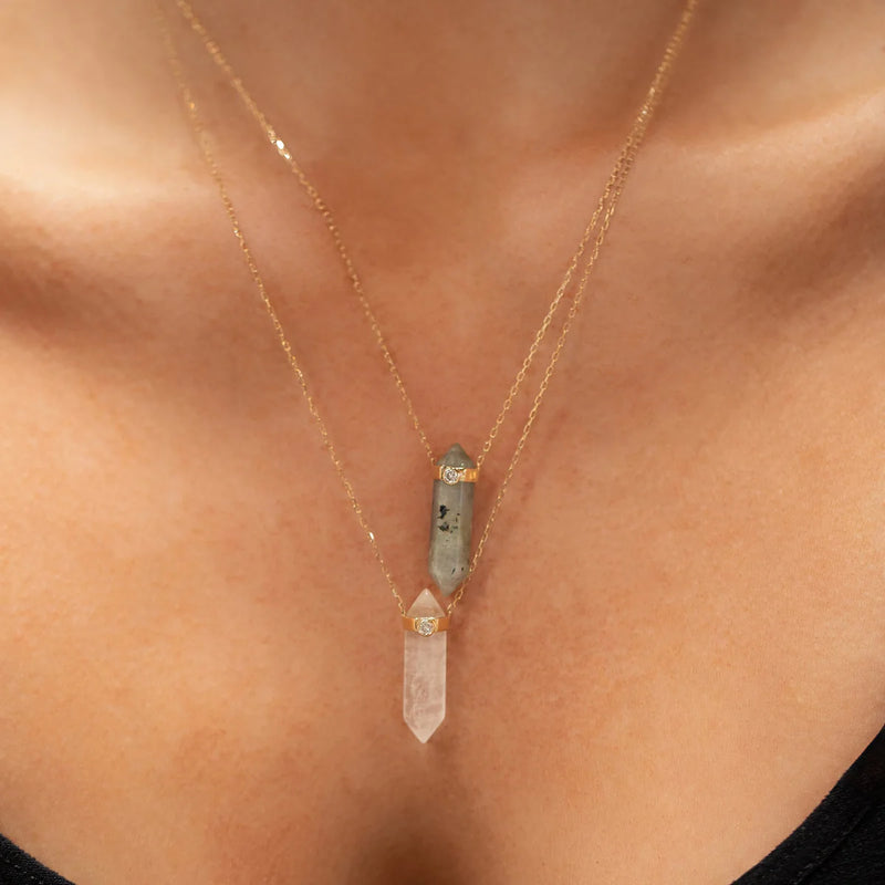 crystal pendant necklace